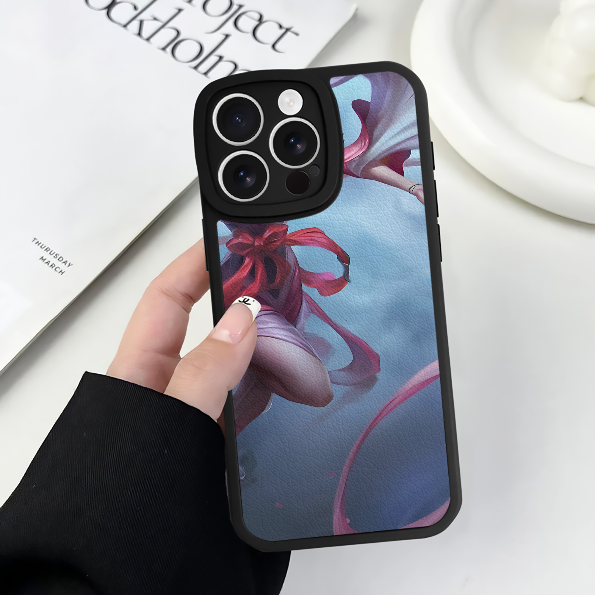 リーグ・オブ・レジェンド League of Legends LOL 【iPhone 16シリーズ対応】シリコンスマホケース（レザー調） 材質：シリコン